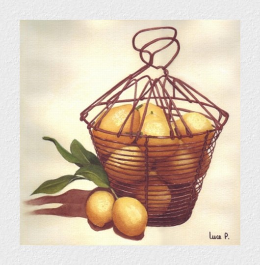 Panier aux citrons