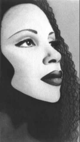 Black & White aquarelle 25cm x 35cm
