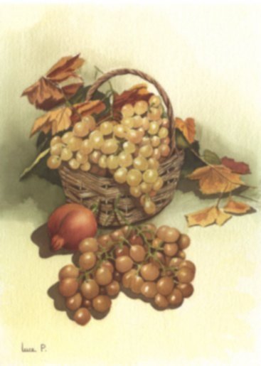 Automne au Chateau Yquem aquarelle 25cm x 35cm